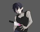 実績作り期間価格！ SNSアイコンや一枚絵描きます 厚塗り風味で平成可愛い・病み可愛いを基調とした絵を描きます！ イメージ3