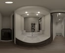 360°室内パノラマCGを作成します 360°パノラマCGで魅力的な室内を体験できるサービスです。 イメージ4