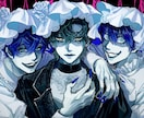 歌ってみた・ボカロ曲サムネイルなど描きます 細部まで描き込んだ印象に残るイラストを描きます！！ イメージ2