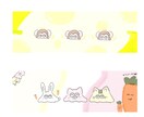 お好きな動物3点セットでお届けいたします アイコンやヘッダーとして使える可愛い動物イラストや描きます! イメージ4