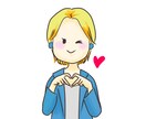 あなたのミニキャラアイコン作ります ゆるく優しい雰囲気出したい方！少し似顔絵ちっくな絵描きます！ イメージ3