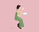 SNSアイコン｜ゆるかわ・おしゃれイラスト描きます 写真をもとに、あなただけの特別なアイコンを作成します イメージ5