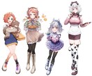 1月までの特別価格！イラスト制作します 商用利用可能なイラストが通常価格よりも最大5,000円引き！ イメージ6