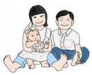 シンプルおしゃれな似顔絵アイコン描きます 【結婚式・SNS用に◎】思い出をイラストに残しませんか？♡ イメージ7