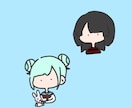 ゆるい絵柄のいらすとを描きます ゆるりとした絵柄で似顔絵やあなたのオリジナルキャラを描きます イメージ1