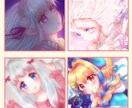 SMS用アイコンイラスト描かせて頂きます 女の子キャラのみの募集(男の子キャラ不可) イメージ3