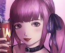 8/27まで！アイコン制作をします ギャルゲ塗りやアニメ塗りでアイコンが欲しい方におすすめです。 イメージ4