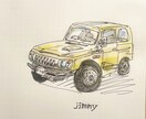 愛車の似顔絵描きます あなたの愛車の似顔絵描きます！アルバムやインテリアに！ イメージ4