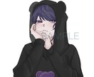 美麗・きれい系のSNSアイコン作成します 目を引くイラストでアクセス数を伸ばしましょう イメージ7