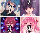 最短1～2日 各種SNSで使えるアイコン描きます ネット配信、歌い手活動してる方その他SNSアイコン欲しい方へ イメージ3