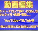 動画編集承ります YouTubeやTikTok動画などの編集をしております。 イメージ1