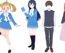 オールジャンル対応！キャラクターデザインを承ります あなたのイメージキャラを現実に。私に託してください！ イメージ4