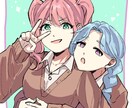 立ち絵や一枚絵などを作成します かわいい女の子やかっこいい男の子を描きます！ イメージ5