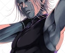 ダーク│リアル寄りの男性キャライラストお描きします 厚塗りで重厚感あるキャラを丁寧に制作いたします イメージ4