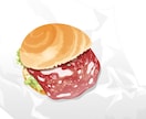 料理のイラストを描きます Adobe Illustlatorで作成いたします イメージ4