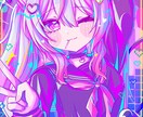 ビビッドカラーでポップなイラスト制作致します SNSのアイコンや動画のサムネイルなどにどうぞ！ イメージ1