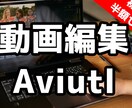 動画編集Aviutlをできるようになります ニコニコ動画やYouTubeで投稿ができるようになる イメージ1