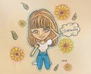 喜んでもらえる似顔絵を提供致します 自分用にも良し、プレゼントにも良しです♪ イメージ2