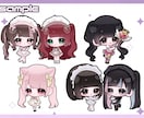 ミニキャラ（SD•デフォルメ）イラストを描きます きらきら可愛いミニキャライラスト♡グッズやスタンプに◎ イメージ5