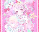 MVイラスト・記念イラスト・グッズ・一枚絵描きます ガーリーでPOPなイラストならお任せください！ イメージ1