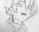 頭から首、または肩までのイラスト描きます アカウント画像やイラストのラフ画でお困りの方へ イメージ2