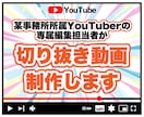 切り抜き動画制作します 某有名事務所所属YouTuberの専属編集担当が編集します。 イメージ1