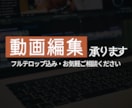 高品質仕上げ｜動画編集承ります フルテロップ追加料金なし！丁寧・迅速に対応いたします イメージ1