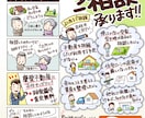 文章原稿OK！制作例から選べる手書きチラシ描きます 豊富な過去作品からお好きなレイアウトを指定！全て入れ替えます イメージ2