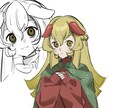 アイコン、一枚絵（胸上まで）承ります SNS活動を始めたい、活動始めのサムネイル、アイコンに！ イメージ3
