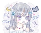 ふんわり♡可愛いアイコン描きます 透明感と可愛さのコンボ！紙風船のようなイラストです イメージ5