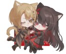 SDイラストを制作します SNSアイコンや配信サムネイル、立ち絵など イメージ3
