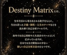 Destiny Matrixで本質を読み解きます 生年月日から読み解く、海外で注目の自己分析メソッド！ イメージ2
