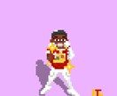 ドットキャラアイコンを作成します SNS向けにスポーツ関係のドットキャラアイコンを作成致します イメージ3