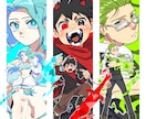 鑑賞用／配信用など、ご希望のイラスト描きます 人間／獣人／筋肉／ぽっちゃりなど幅広く対応可能！ イメージ4