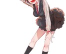 キャラクターイラスト、アイコン描きます バストアップ～全身立ち絵、キャラデザ制作など イメージ2