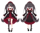 VTuber向け衣装デザインを制作します 実績作りのため先着3件まで5000円で受付中！ イメージ2