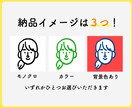 マーカー仕上げの似顔絵描きます ｜手書きならではの暖かさ、ぼってりした印象です イメージ4