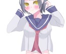 かわいい女の子のイラスト描きます キラキラかわいい女の子を貴方の元へ イメージ3