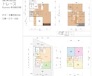 図面トレース｜建築図面清書します PDF手書き図から建築図面をIllustratorでトレース イメージ2