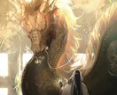 一枚絵の作成をします 神々しい雰囲気がお好きな方へ！ イメージ1