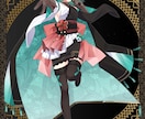 歌ってみたイラスト　ボカロ曲等描きます 歌い手さんVtuberさん大歓迎！3日で描きます! イメージ6