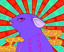 ポップ/個性派なイラスト描きます カラフルな色合いがお好きな方に！！お気軽にご相談下さい！ イメージ4