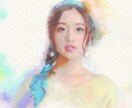お祝い日、アイコンなどに写真から似顔絵作ります 写真をリアルでおしゃれな水彩画似顔絵風に加工します イメージ5
