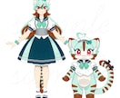 マスコット・動物Live2Dモデル制作いたします キャラデザから高可動域モデルまでサポート！ イメージ6