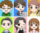 男女共★親しみやすさを大切にする方に選ばれています ★たった4日で！専任漫画家経験者が心を込めて制作♪表情差分有 イメージ3