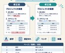 Word・PDF資料を納品前チェックします 10ページまで誤字・表記・リンク・体裁を確認 イメージ2
