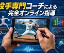 投手専門オンライン動作解析します プロ輩出した高校野球指導者によるオンライン個別レッスン イメージ1