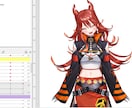 要イラスト、Vtuberのモデリング承ります 受注から納品まで約10日（通常）〜最短3日（お急ぎ） イメージ2