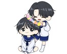 ゆるゆるかわいいイラストを描きます アイコンなどさまざま用途でご使用できるポップなイラスト イメージ1