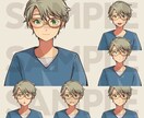 バストアップをIllustratorで作成します バストアップイラストをIllustrator作成・png納品 イメージ7